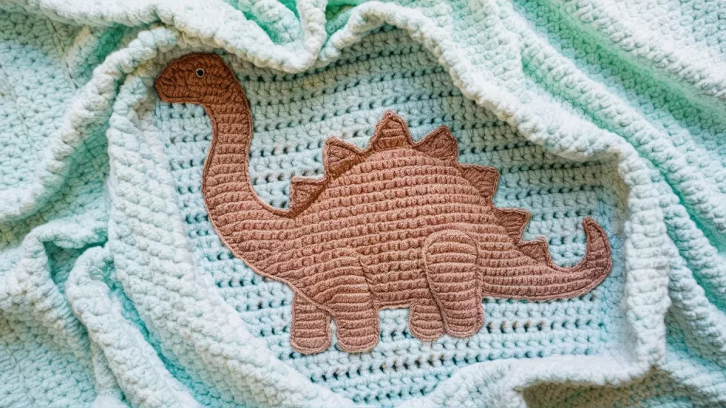 Brachiosaurus Baby Blanket