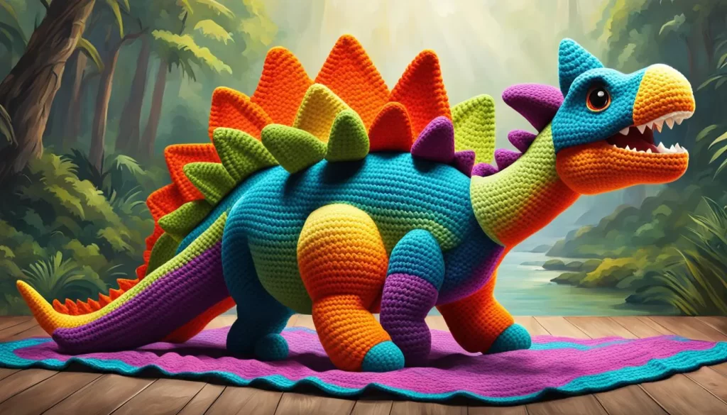 Crochet Patterns For Dinosaur Blankets