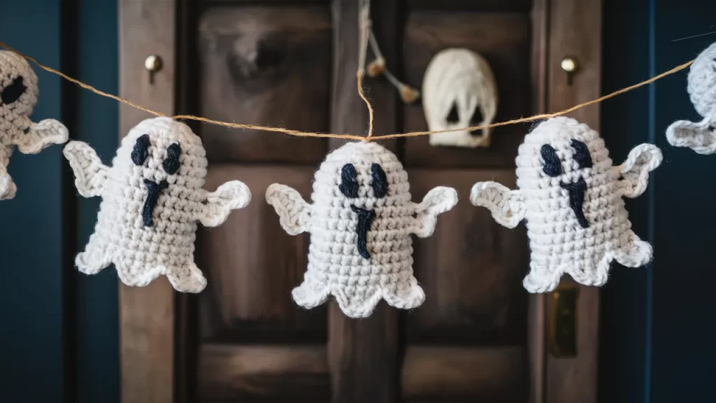 Ghostly Garland Crochet Pattern