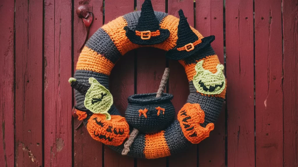 Witchy Wreath Crochet Pattern